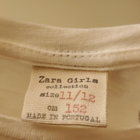 Great condition Zara Girls t-shirt,  size 11/12 - Picture 3 of 5